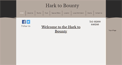 Desktop Screenshot of harktobounty.co.uk
